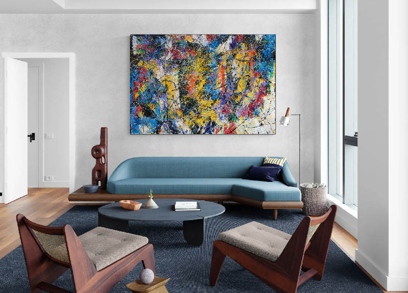 peinture abstraite gestuelle Jean-Jacques Marie