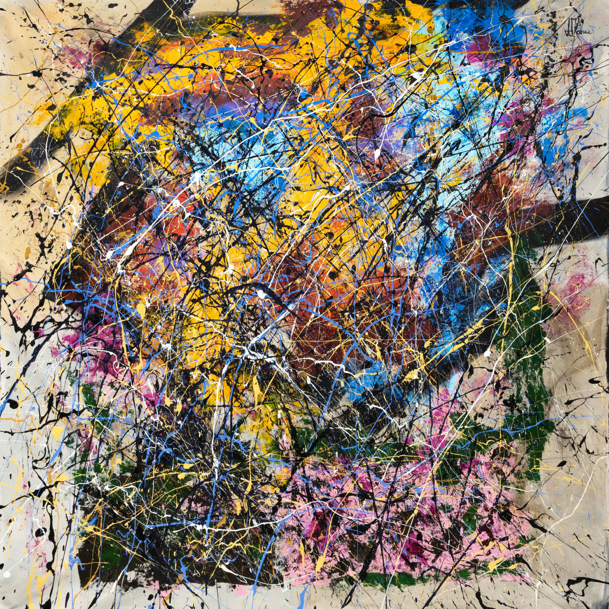 Un artiste de l'art abstrait : Jean-Jacques Marie