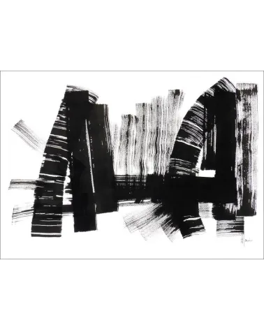 Composition n°564. Format 50 x 70 cm. Œuvre abstraite de Jean-Jacques Marie sur papier
