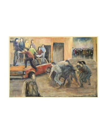 Camargue. Encierro 51/85. Edition d'art numérotée avec cadre