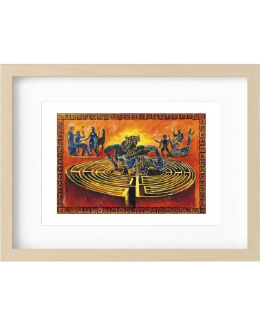 Le minotaure 37/85. Edition d'art numérotée avec cadre