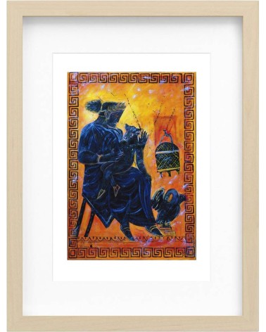 Pasiphae 31/85. Edition d'art numérotée avec cadre