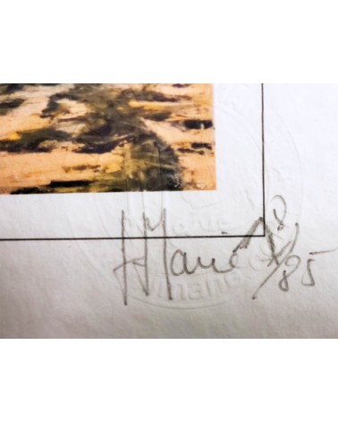 Provence, les Alpilles 18/85. Edition d'art numérotée avec cadre