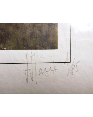 Paysage d'Aveyron 1/85. Edition d'art numérotée avec cadre