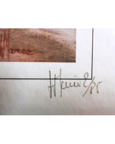 Paysage d'Aveyron 2/85. Edition d'art numérotée avec cadre