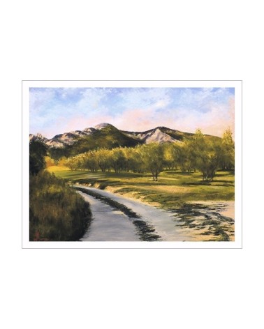 Provence, les Alpilles 2/85. Edition d'art numérotée avec cadre