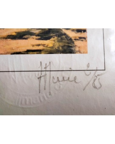 Provence, les Alpilles 2/85. Edition d'art numérotée avec cadre