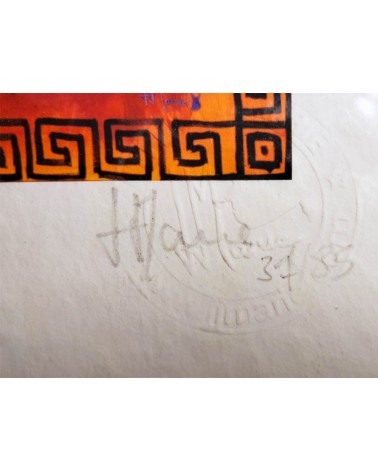 Le minotaure 37/85. Edition d'art numérotée avec cadre