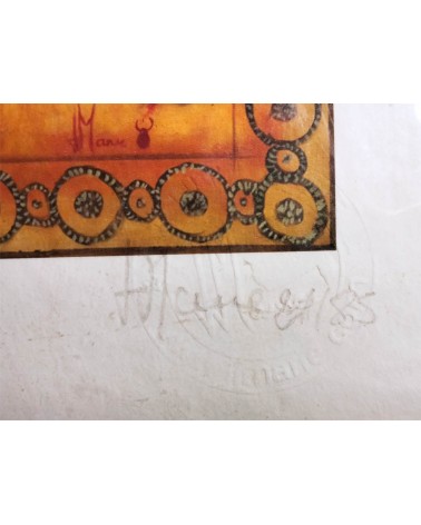 Jeux de cirque romain 21/85. Edition d'art numérotée avec cadre