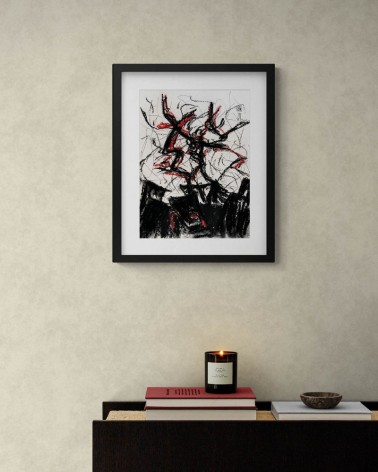 Création G274. Format 40 x 30 cm. Œuvre abstraite de Jean-Jacques Marie sur papier