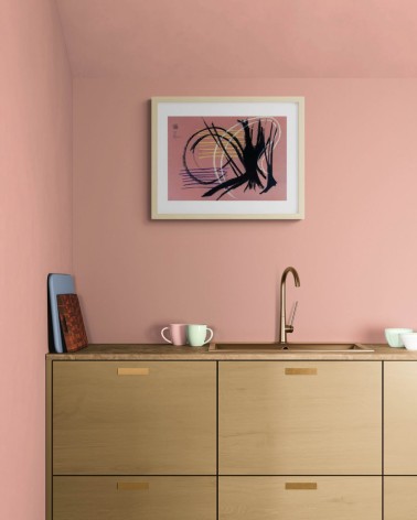 Création G297. Format 30 x 42 cm. Œuvre abstraite de Jean-Jacques Marie sur papier