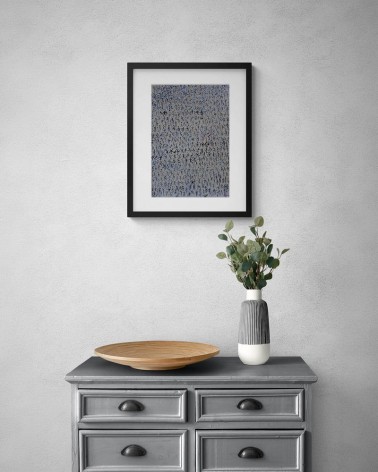 Création S090. Format 39 x 27. Scriptoglyphes de Jean-Jacques Marie