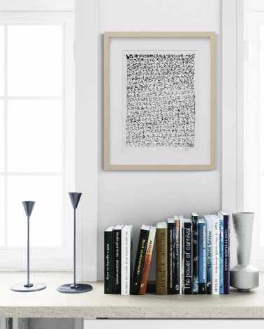 Création S111. Format 40 x 30. Scriptoglyphes de Jean-Jacques Marie