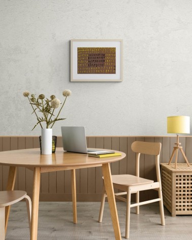 Création S055. Format 27 x 39. Scriptoglyphes de Jean-Jacques Marie