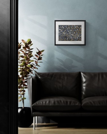 Création S033. Format 27 x 39. Scriptoglyphes de Jean-Jacques Marie