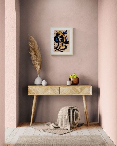 Création G296. Format 42 x 30 cm. Œuvre abstraite de Jean-Jacques Marie sur papier