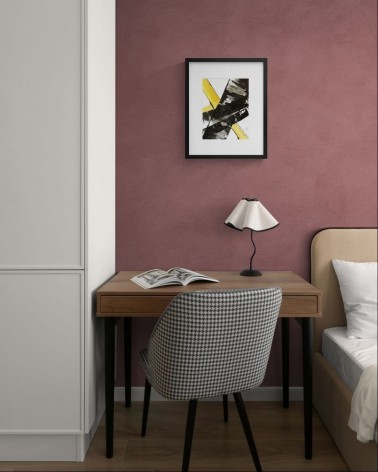 Composition n°2560. Format 32 x 24 cm. Œuvre abstraite de Jean-Jacques Marie sur papier