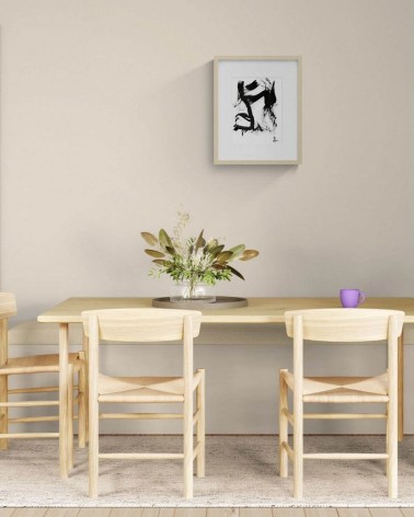 Composition n°122. Format 32 x 24 cm. Œuvre abstraite de Jean-Jacques Marie sur papier