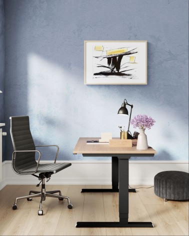 Composition n°2126. Format 70 x 50 cm. Œuvre abstraite de Jean-Jacques Marie sur papier