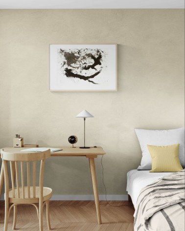 Composition n°2719. Format 50 x 70 cm. Œuvre abstraite de Jean-Jacques Marie sur papier