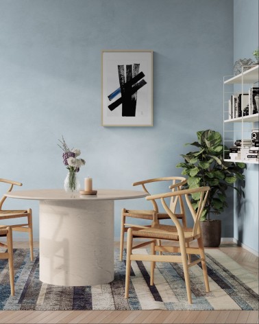 Composition n°556. Format 70 x 50 cm. Œuvre abstraite de Jean-Jacques Marie sur papier