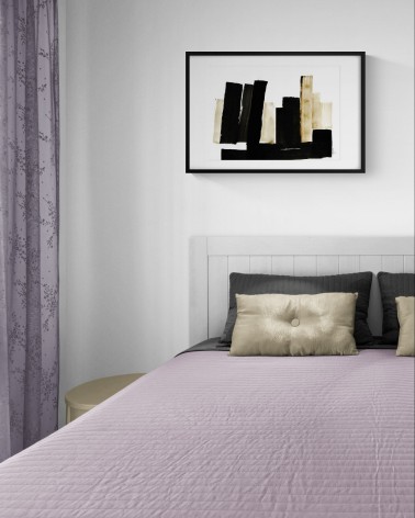 Composition n°747. Format 50 x 70 cm. Œuvre abstraite de Jean-Jacques Marie sur papier