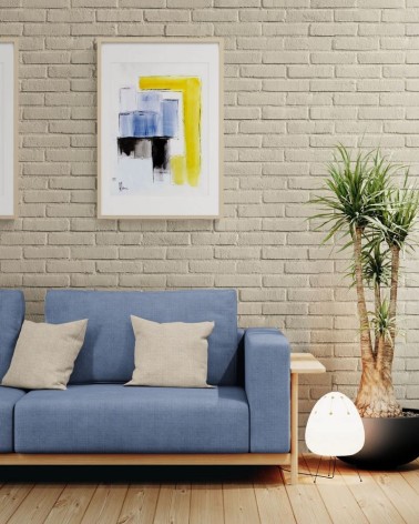 Composition n°2113. Format 70 x 50 cm. Œuvre abstraite de Jean-Jacques Marie sur papier