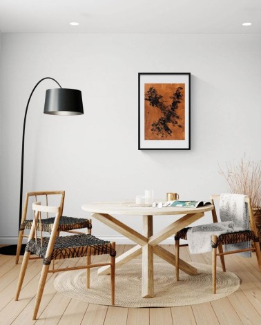 Composition n°2902. Format 70 x 50 cm. Œuvre abstraite de Jean-Jacques Marie sur papier