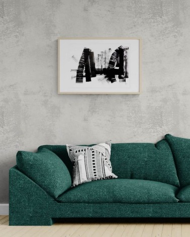 Composition n°564. Format 50 x 70 cm. Œuvre abstraite de Jean-Jacques Marie sur papier