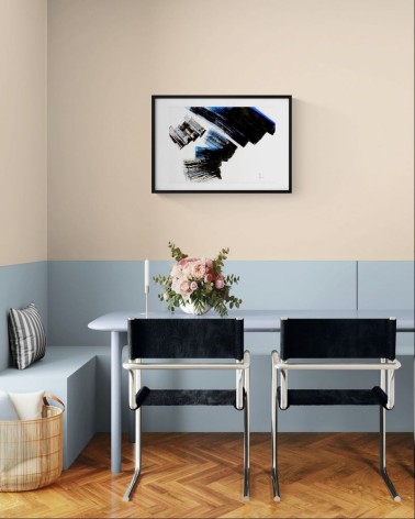 Composition n°657. Format 50 x 70 cm. Œuvre abstraite de Jean-Jacques Marie sur papier