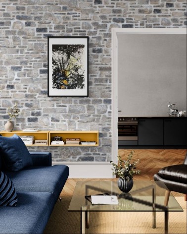 Composition n°2980. Format 70 x 50 cm. Œuvre abstraite de Jean-Jacques Marie sur papier