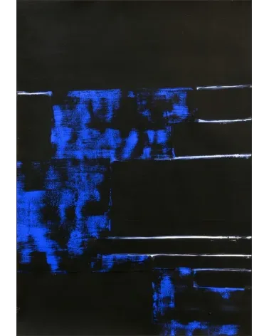 Composition n°682. Format 100 x 70 cm. Œuvre abstraite de Jean-Jacques Marie sur papier