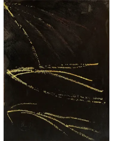 Composition n°2569. Format 32 x 24 cm. Œuvre abstraite de Jean-Jacques Marie sur papier