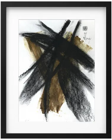 Création G056. Format 40 x 30 cm. Pastel sur papier