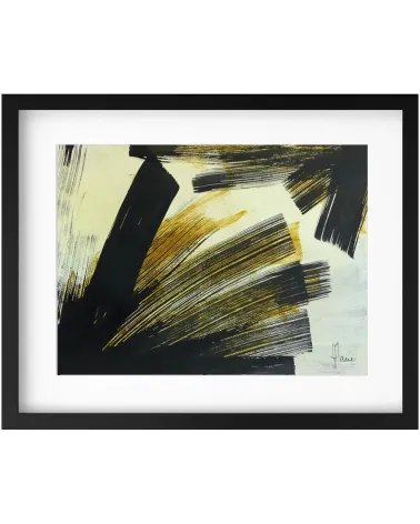 Composition n°1140. Format 30 x 40 cm. Œuvre abstraite de Jean-Jacques Marie sur papier