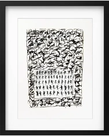 Création S029. Scriptoglyphes de Jean-Jacques Marie sur papier
