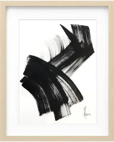 Composition n°1181. Format 40 x 30 cm. Œuvre abstraite de Jean-Jacques Marie sur papier