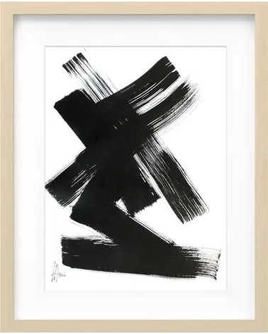 Composition n°1226. Format 40 x 30 cm. Œuvre abstraite de Jean-Jacques Marie sur papier