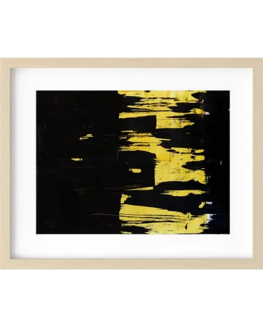 Composition n°1675. Format 30 x 40 cm. Œuvre abstraite de Jean-Jacques Marie sur papier