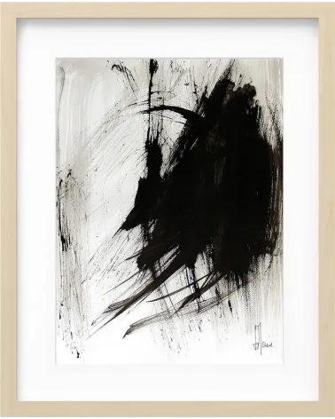 Composition n°1816. Format 40 x 30 cm. Œuvre abstraite de Jean-Jacques Marie sur papier