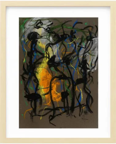 Création G279. Format 42 x 30 cm. Œuvre abstraite de Jean-Jacques Marie sur papier