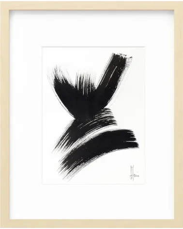 Composition n°2286. Format 32 x 24 cm. Œuvre abstraite de Jean-Jacques Marie sur papier