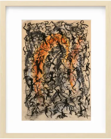 Création S010. Scriptoglyphes de Jean-Jacques Marie sur papier
