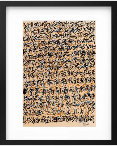 Création S130. Scriptoglyphes de Jean-Jacques Marie sur papier