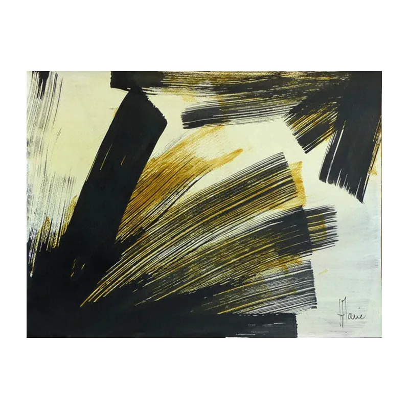 Composition n°1140. Format 30 x 40 cm. Œuvre abstraite de Jean-Jacques Marie sur papier