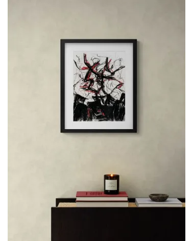 Création G274. Format 40 x 30 cm. Œuvre abstraite de Jean-Jacques Marie sur papier