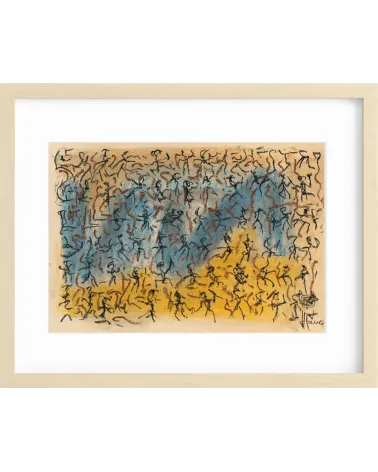Création S005. Scriptoglyphes de Jean-Jacques Marie sur papier