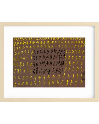Création S055. Scriptoglyphes de Jean-Jacques Marie sur papier