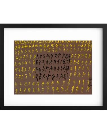 Création S055. Scriptoglyphes de Jean-Jacques Marie sur papier