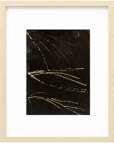 Composition n°2569. Format 32 x 24 cm. Œuvre abstraite de Jean-Jacques Marie sur papier